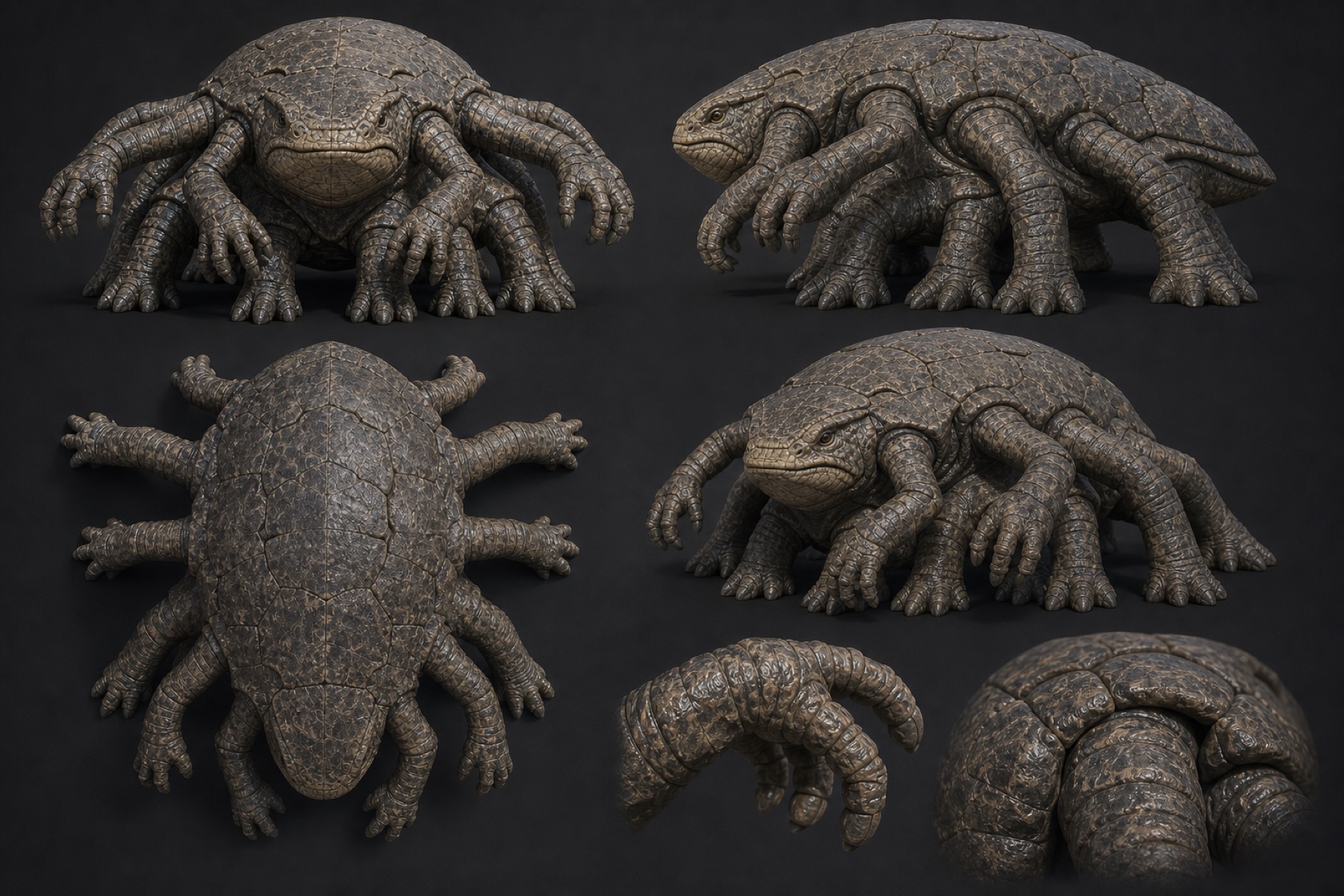 Goliari – Körperansichten und Details